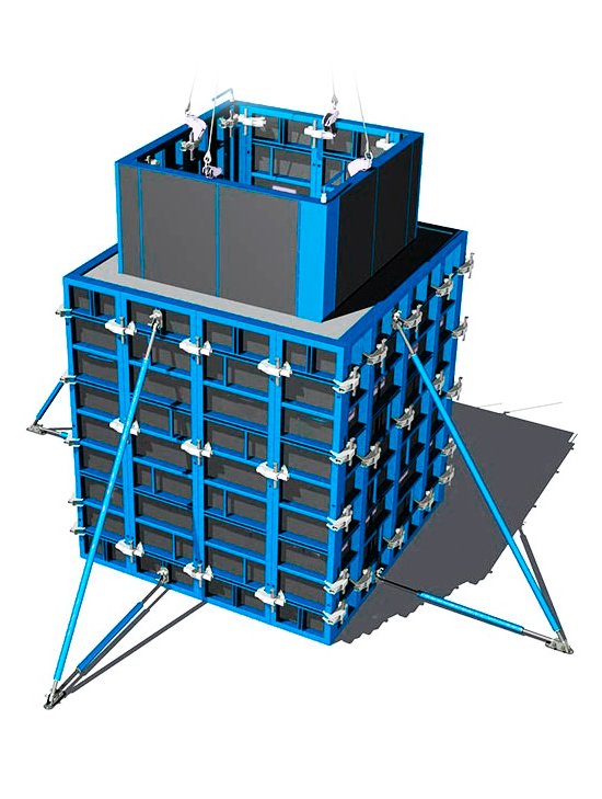 распалубочный угол для шахты